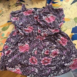 American Eagle Floral Romper
